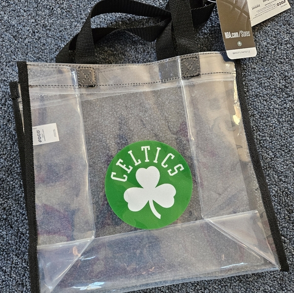 Boston Celtics clear 11x11 tote bag - Picture 1 of 2
